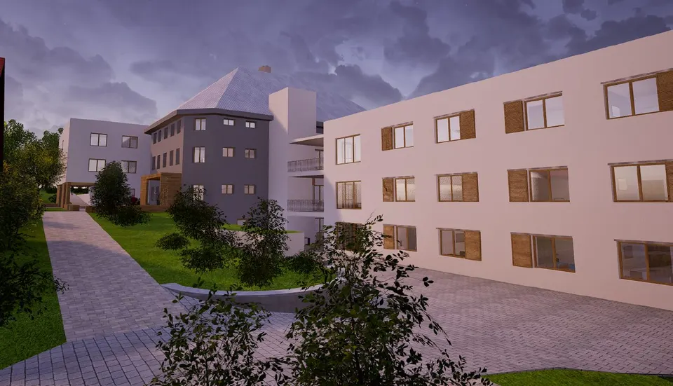 Vizualizace domova seniorů Přepychy